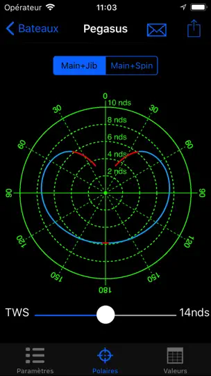 Capture d'écran de IPolar sur iPhone 1