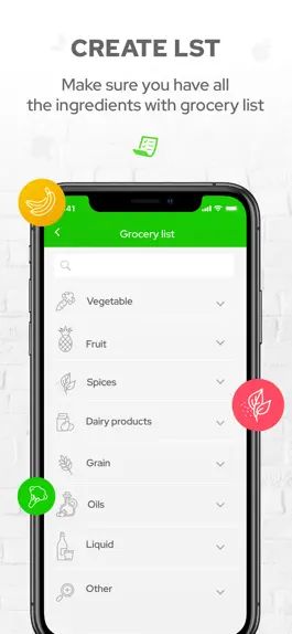 Game screenshot Cooking recipes & Grocery list apk