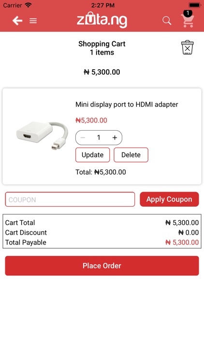 Zuta Online Shopping