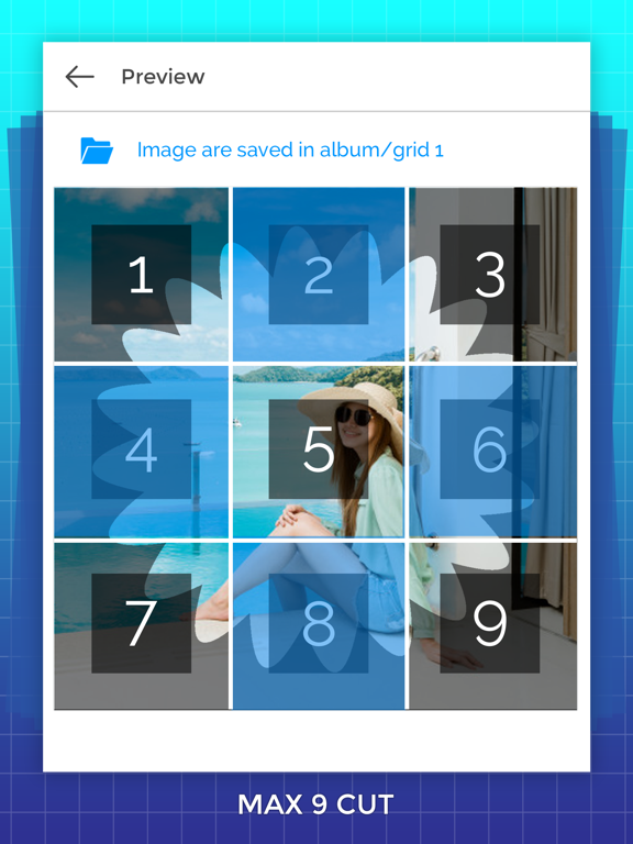 Screenshot #6 pour Grid Photos - 9 Square Photo