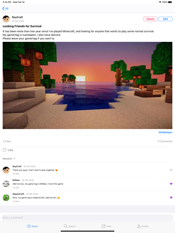 Addons for Minecraft Community iPad screenshot 5 - Lifestyle app