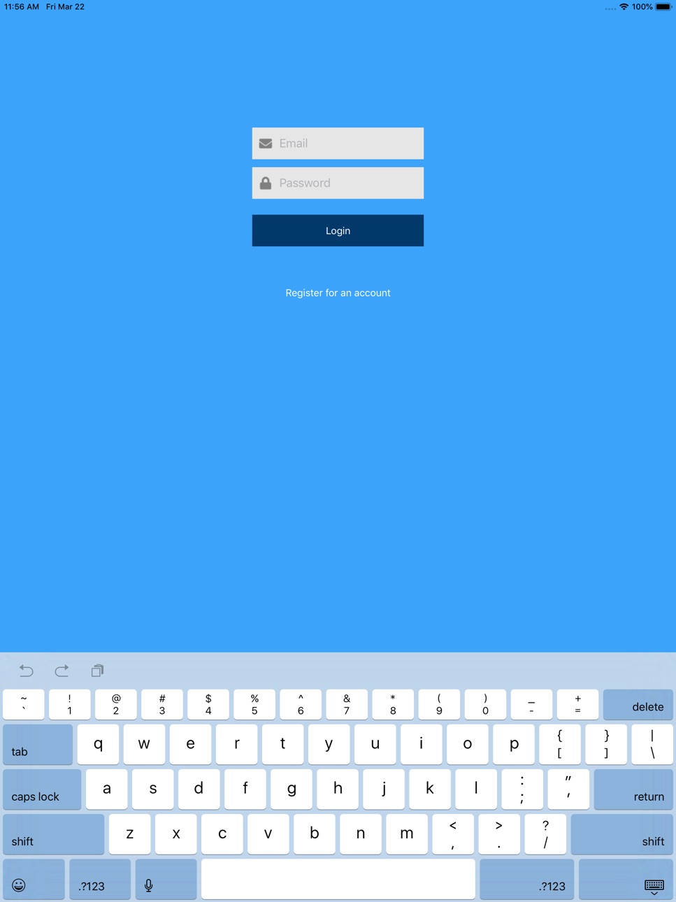iPad screenshot