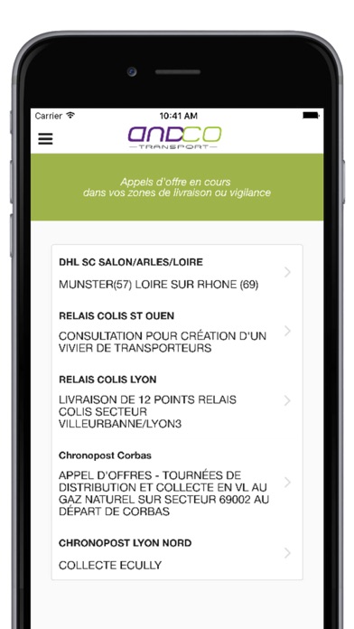 Screenshot #3 pour Andco Transport