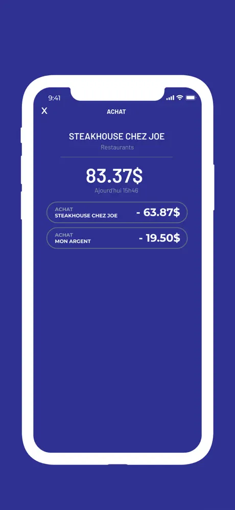 L'application mobile Hello