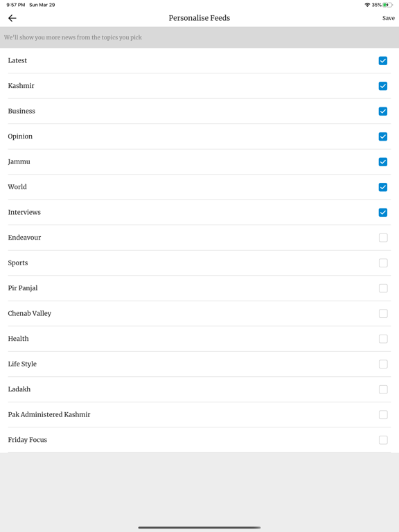 Screenshot #6 pour Greater Kashmir for iPad