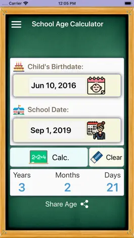 Game screenshot School Age Calculator App 2020 mod apk