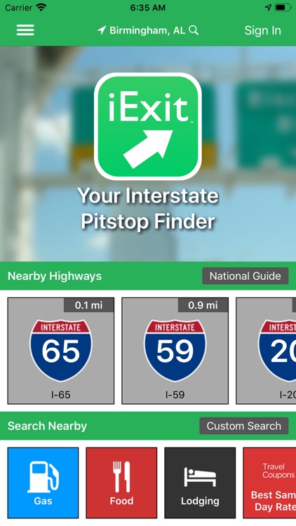 iExit Interstate Exit Guide screenshot-0