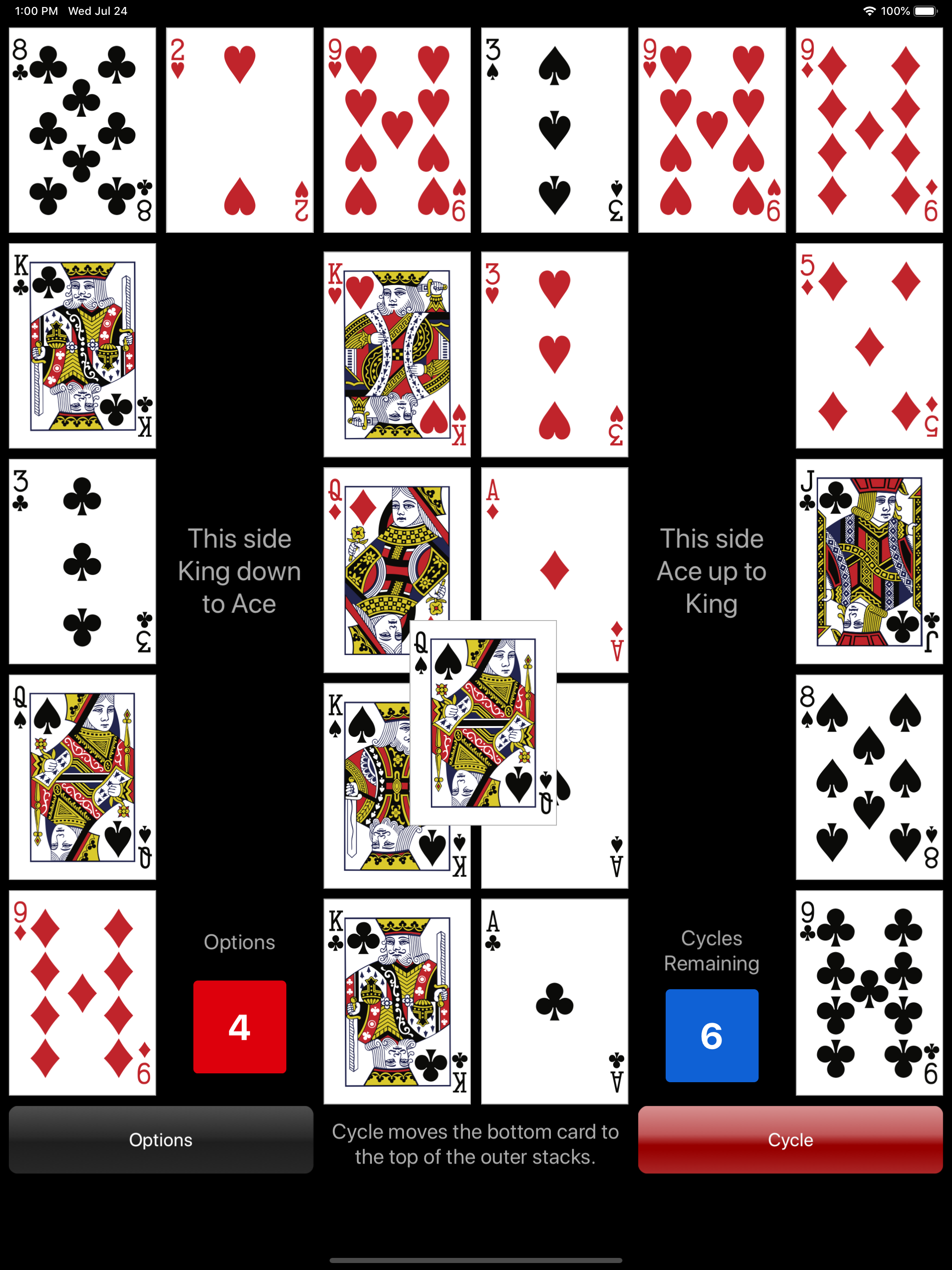 Crescent Solitaire screenshot 7