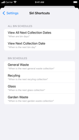Bin Day Alert screenshot