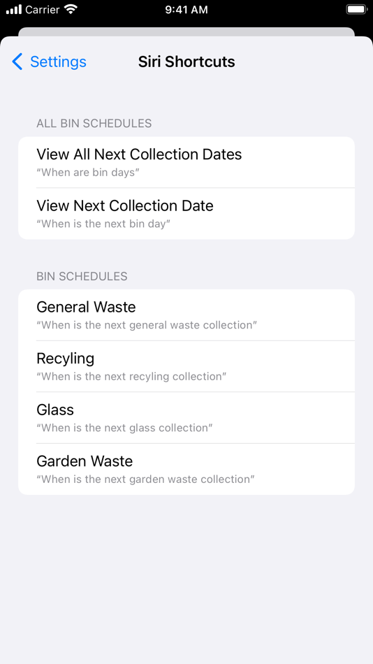 #9. Bin Day Alert (iOS) Podle: Geoff Hackworth