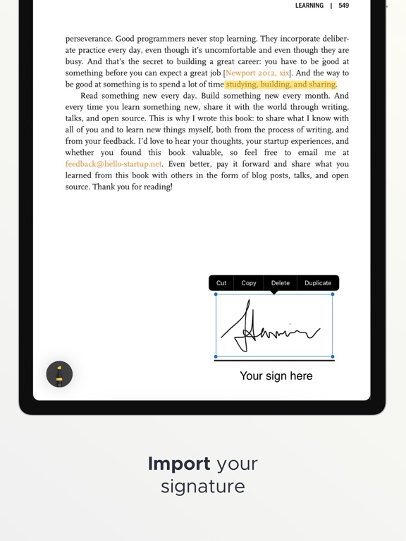 PDF Pencil - E Signature Pro iPad screenshot 8 - Business app