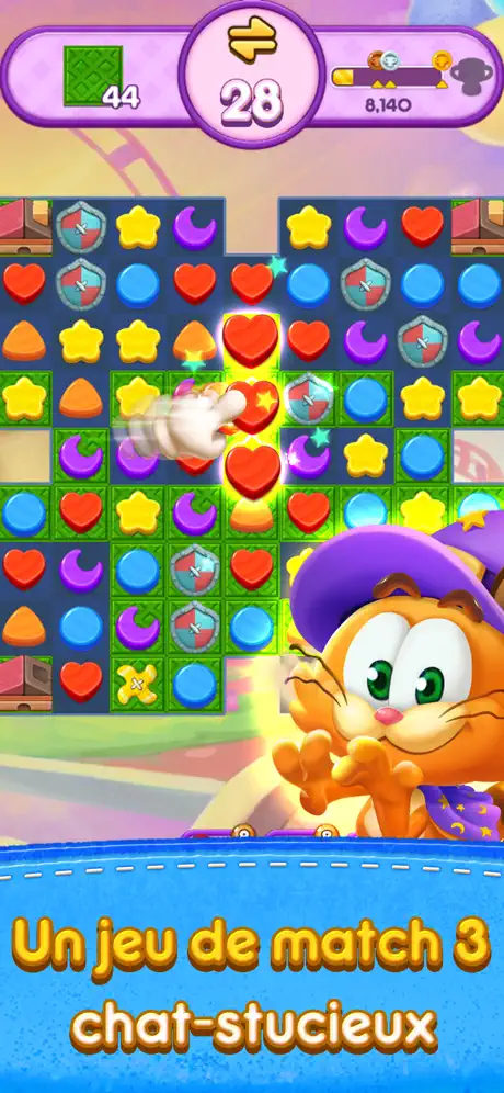 Magic Cat Match: Swipe & Blast