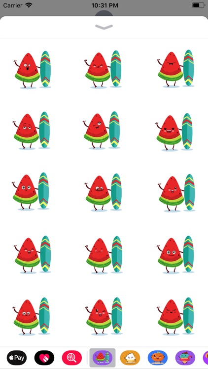 watermelon emoji sticker 2020