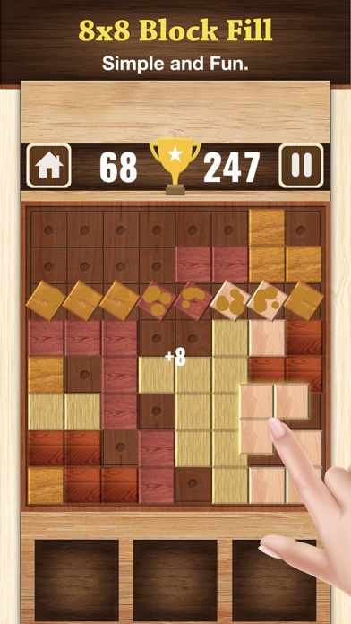 Wooden cubes: Block puzzle Screenshot