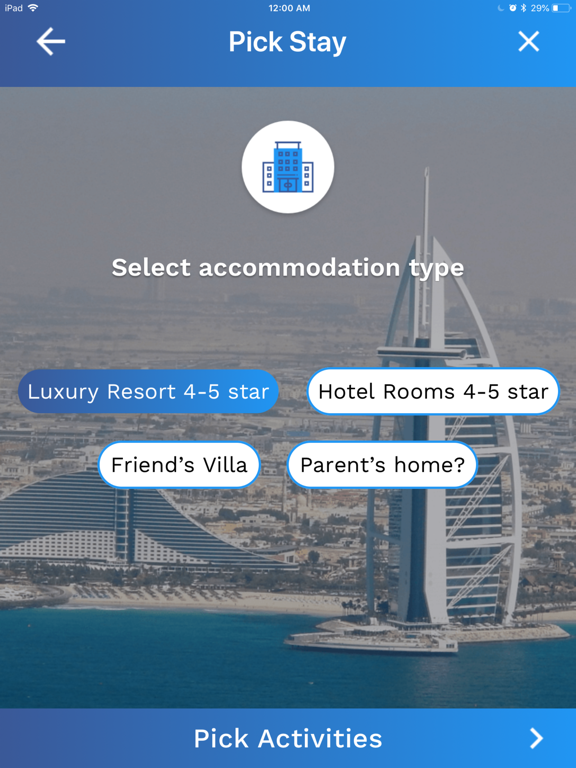 Grotu iPad screenshot 5 - Travel app