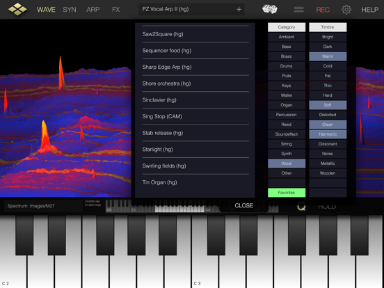 Poseidon Synth iPad app afbeelding 5