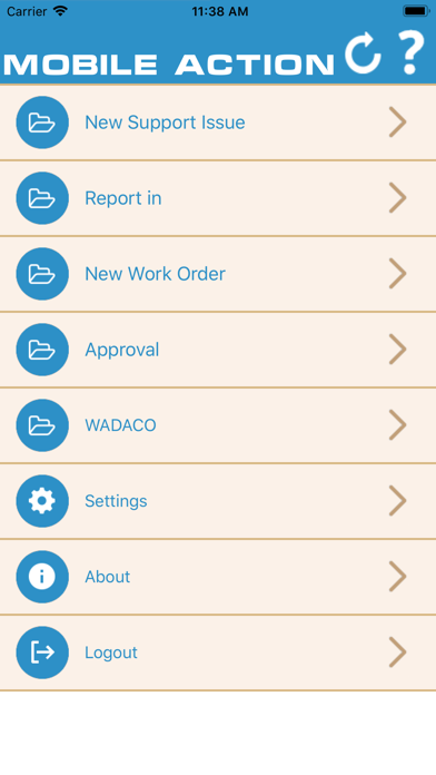 Screenshot 2 of Mobile Action App