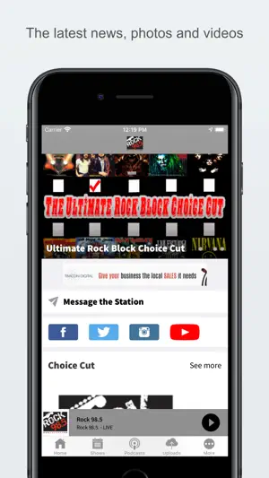 Rock 98.5 screenshot 1