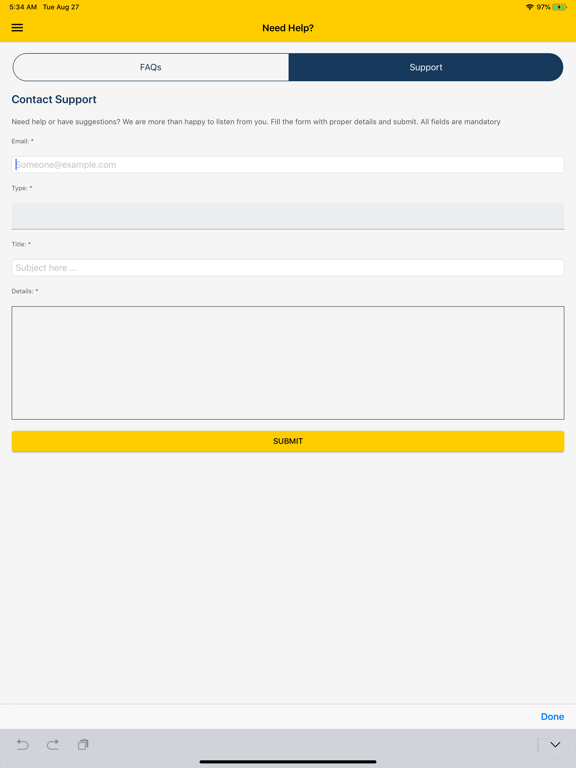 Brilliant School Sharjah iPad screenshot 4 - Lifestyle app