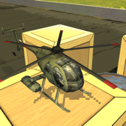 直升机直升机飞行和停车模拟