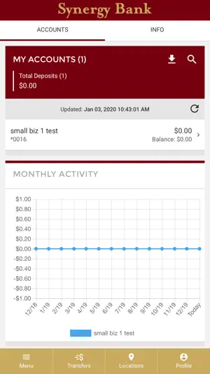 Synergy Bank screenshot 2