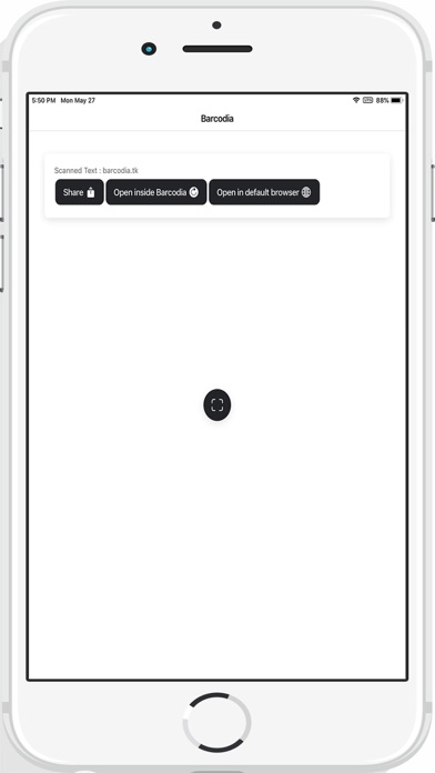 Barcodia The fastest QR and Barcode Scanner Screenshot 1