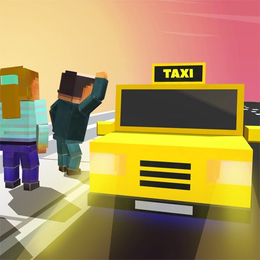 Blocky Taxi icon
