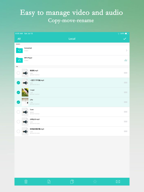 MP3 Converter-Making ringtone iPad screenshot 2 - Productivity app