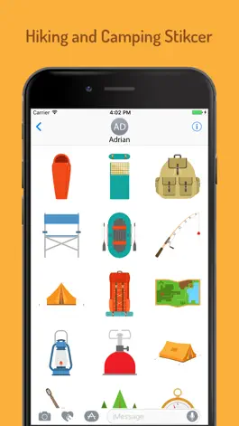 Game screenshot Hiking Camping Stickers mod apk