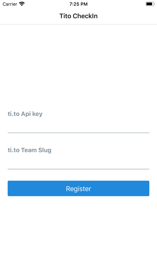 #1. ti.to registration (iOS) Podle: Espresoh Tech, LLC