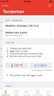 sous vide °celsius iphone screenshot 2
