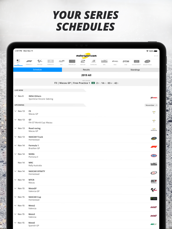 Motorsport.com iPad screenshot 5 - Sports app