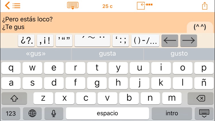 Easy Mailer Spanish Keyboard