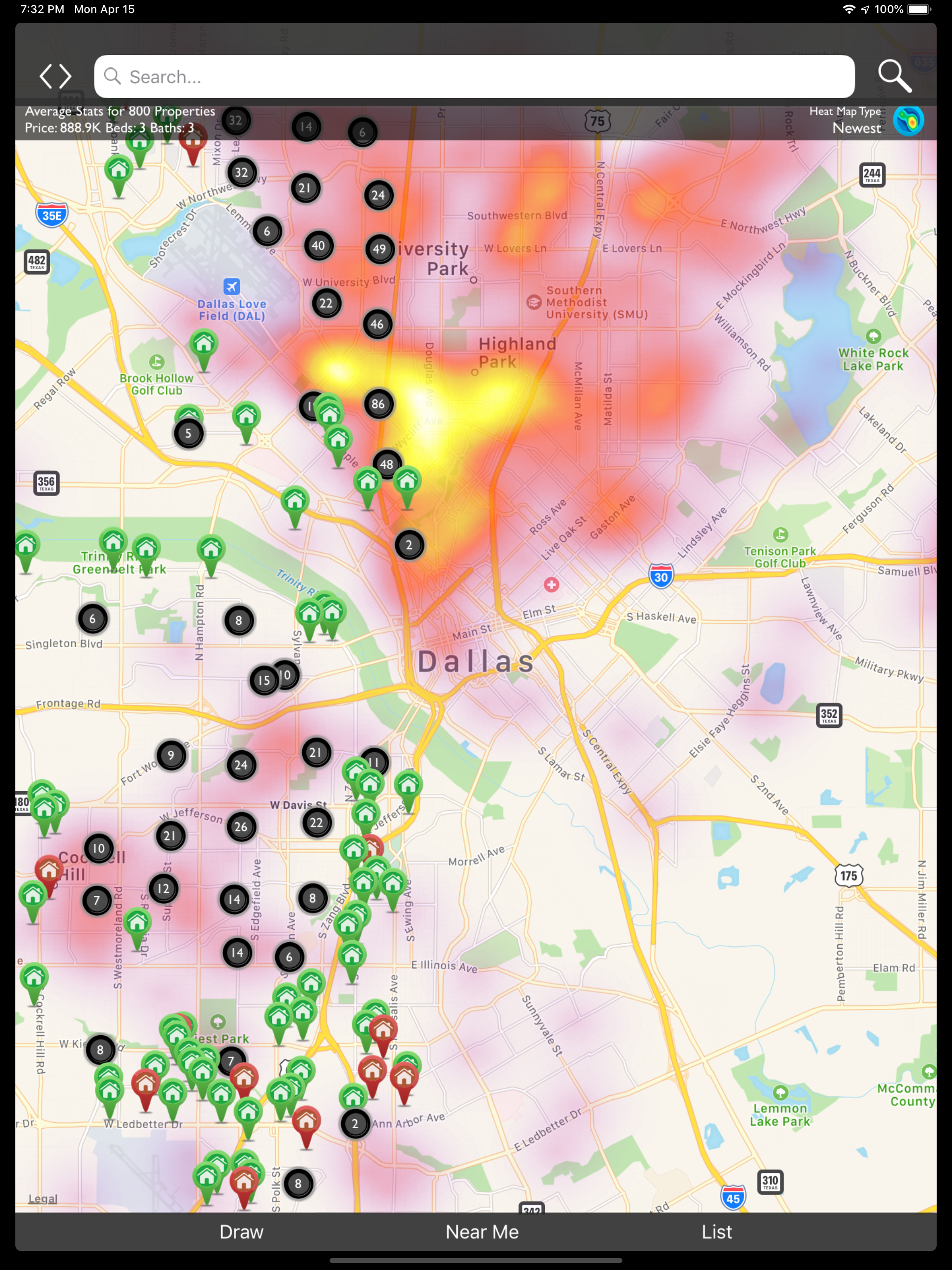 Millions Mapped Real Estate