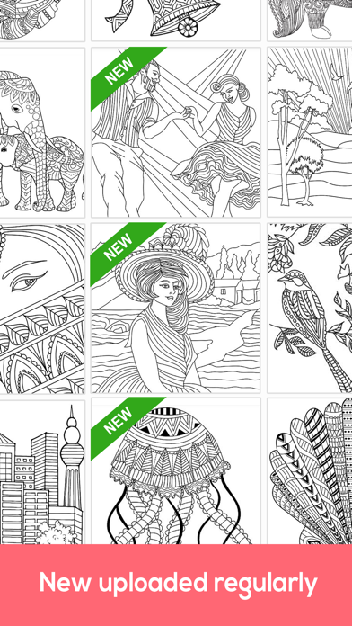 Screenshot #2 pour livre pages coloriage adulte