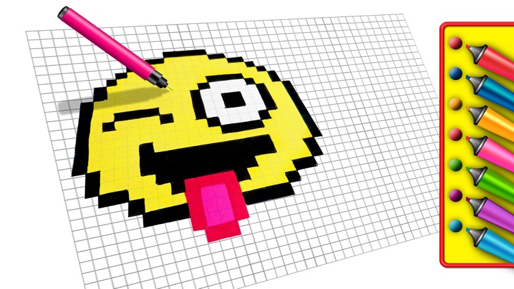 Emoji Color By Number Book screenshot-3