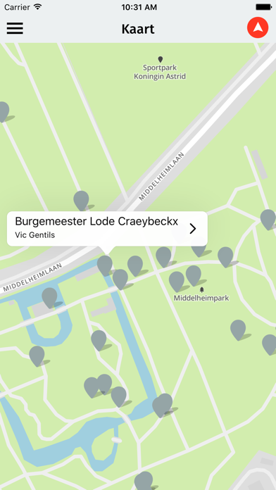 Screenshot #3 pour Middelheim app