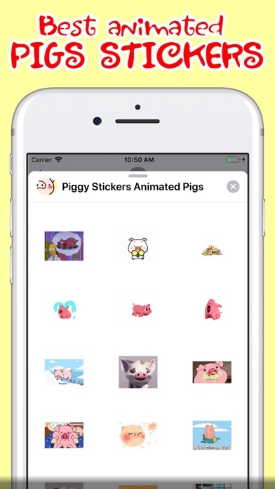 Piggy Stickers Animated Pigs screenshot 2