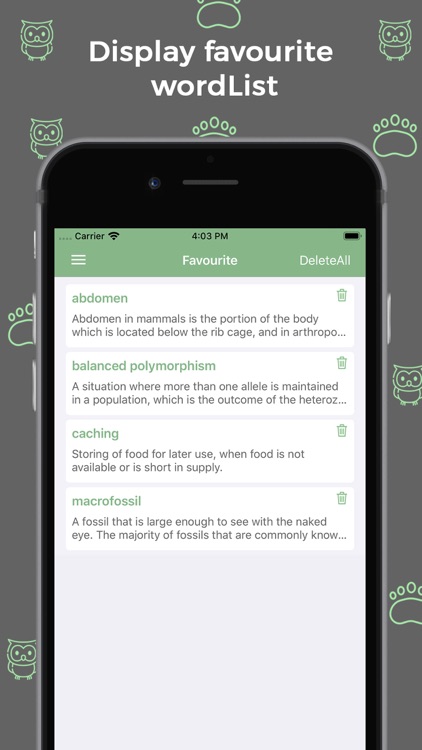 Zoology Dictionary -  Offline screenshot-4