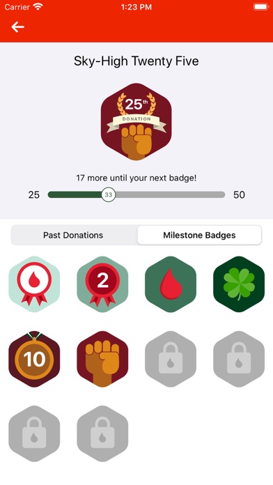 NZ Blood Service Donor App Screenshot