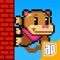 跳跳小猴是一款卡通像素風的攀牆跳躍類手游，玩家通過簡單的點擊操作，就可控制遊戲角色跳躍爬牆，躲避機關，同時收集金幣，達到高度頂峰！