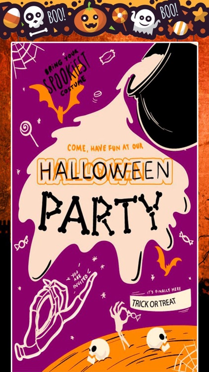 Halloween Party Greetings screenshot-4