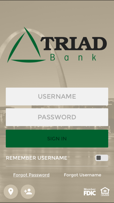 Triad Bank Screenshot
