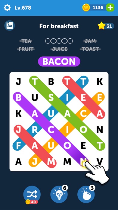 Wonder Word: Word Search Games Screenshot