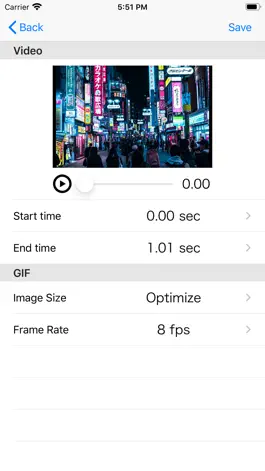 Game screenshot MyGIF - GIF from Video! apk