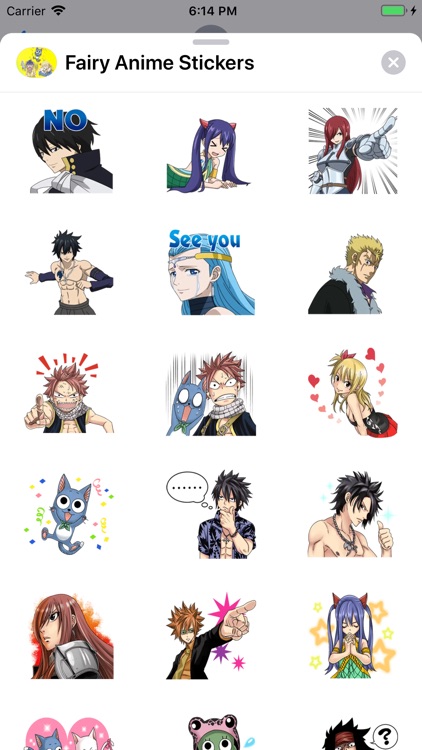 Fairy Anime Happy Stickers