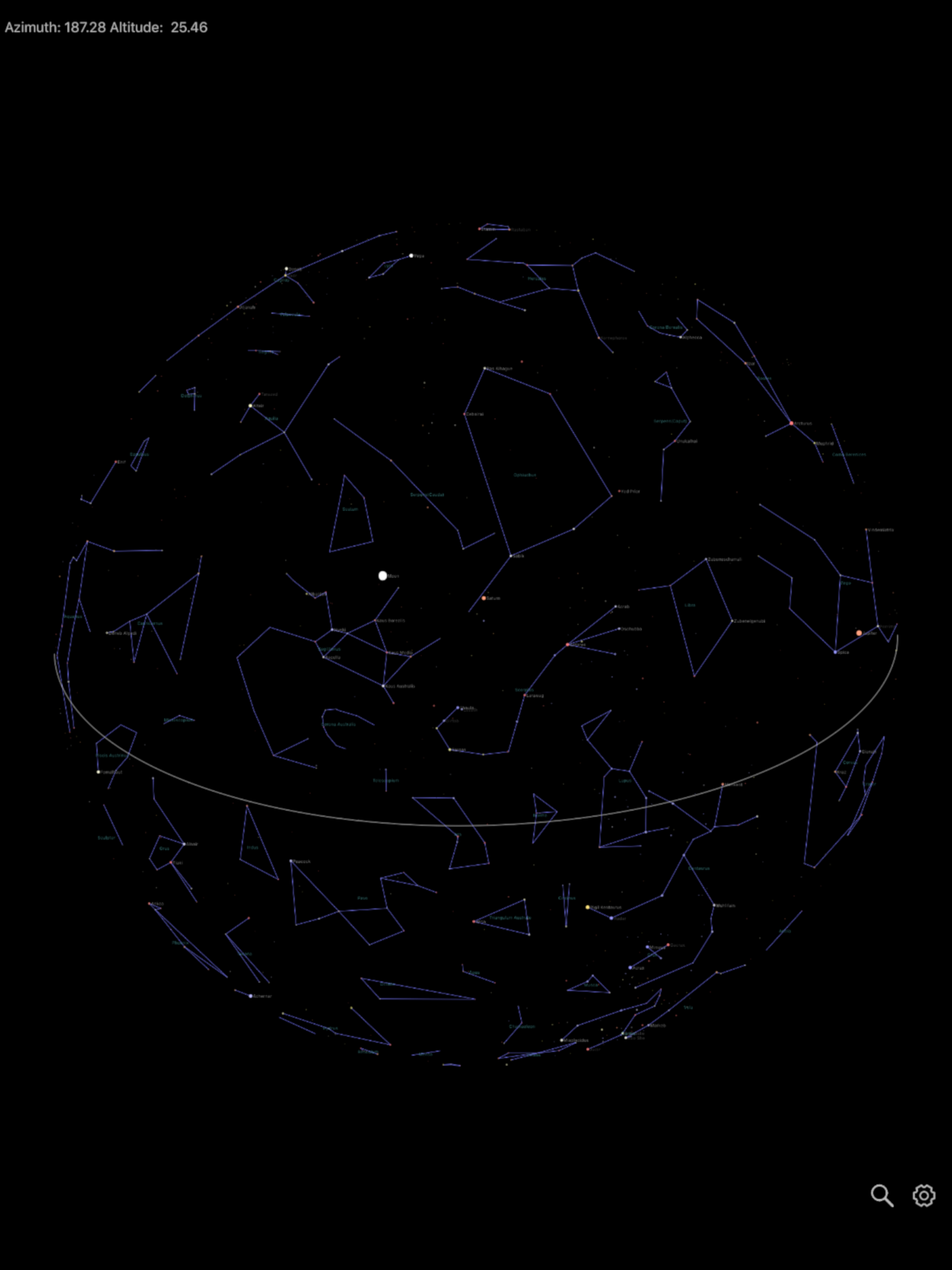 Constellation Map mobile