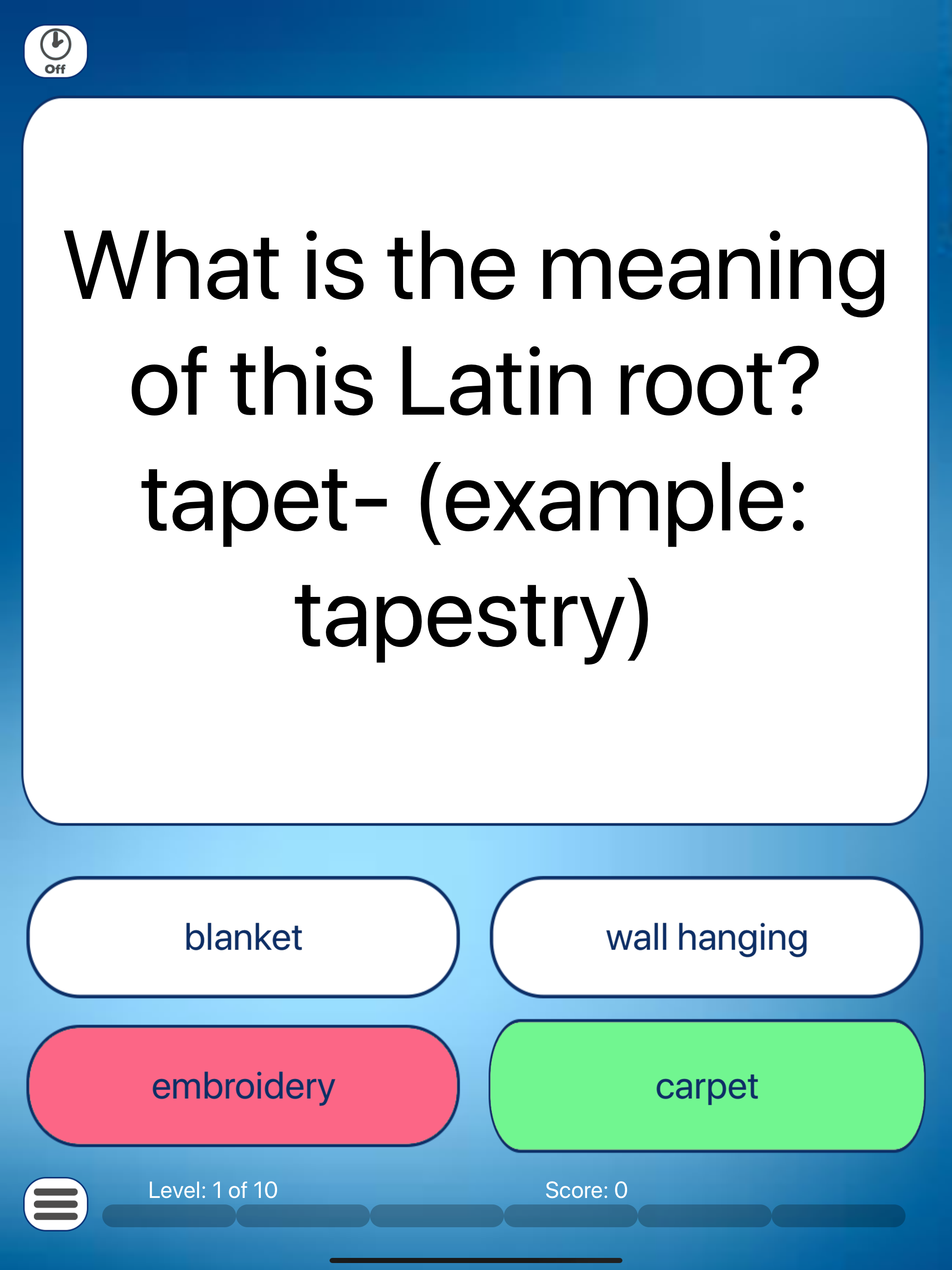 Vocabulary: Greek Latin Roots