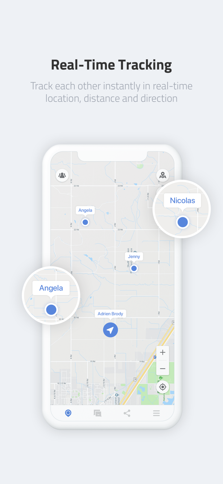 GoFindMe: Realtime GPS Tracker screenshot 1