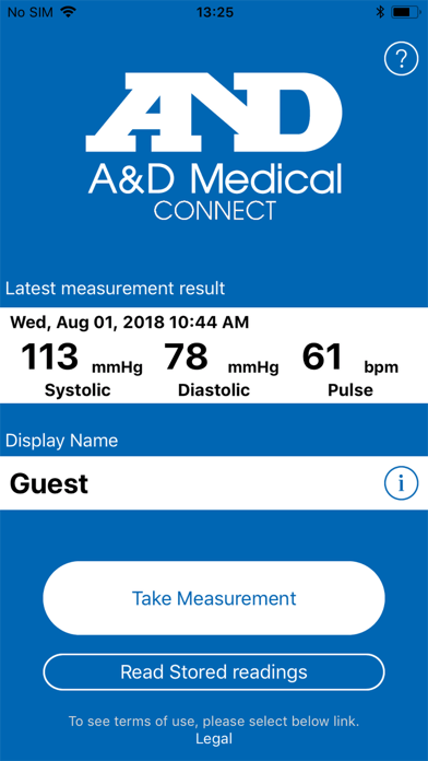 Screenshot #1 pour A&D Medical Connect